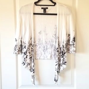 Like New White House Black Market White Cardigan S